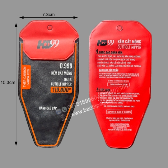 Túi đựng kềm PVC trong suốt, simili theo yêu cầu